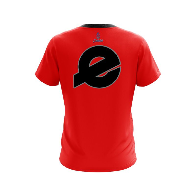 Ebonite Red CoolWick Bowling Jersey - Image 2