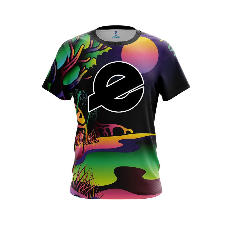 Ebonite Psychedelic Lakeside CoolWick Bowling Jersey
