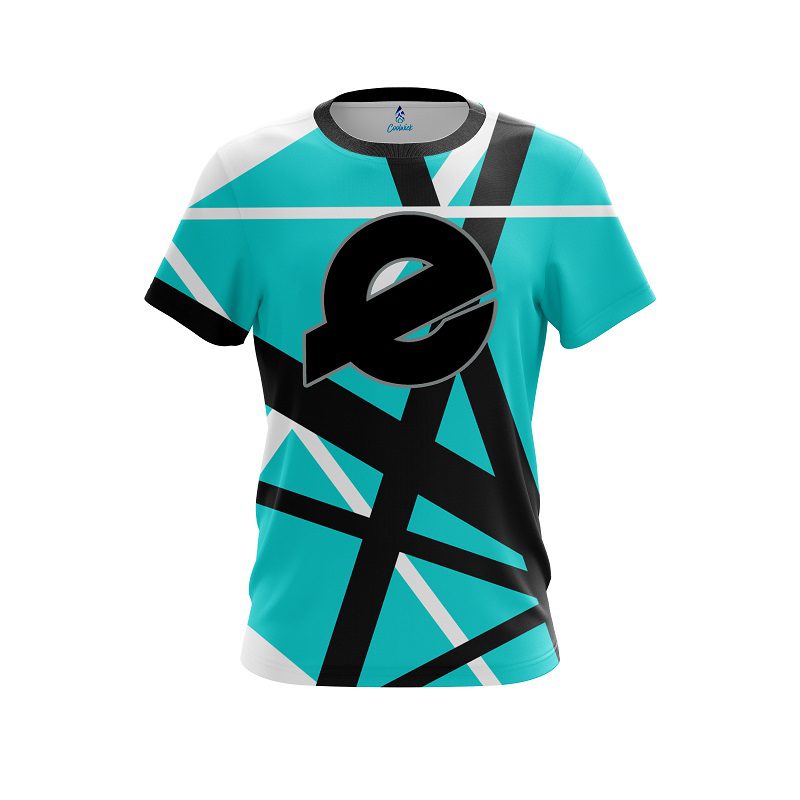 Ebonite Rocker Teal CoolWick Bowling Jersey
