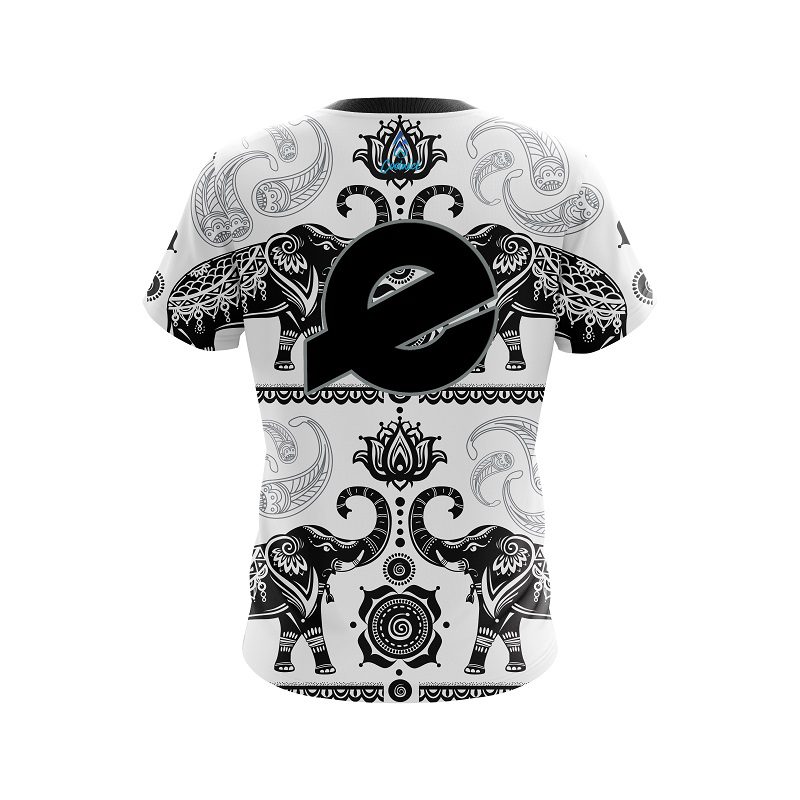 Ebonite Tribal Elephants CoolWick Bowling Jersey - Image 4