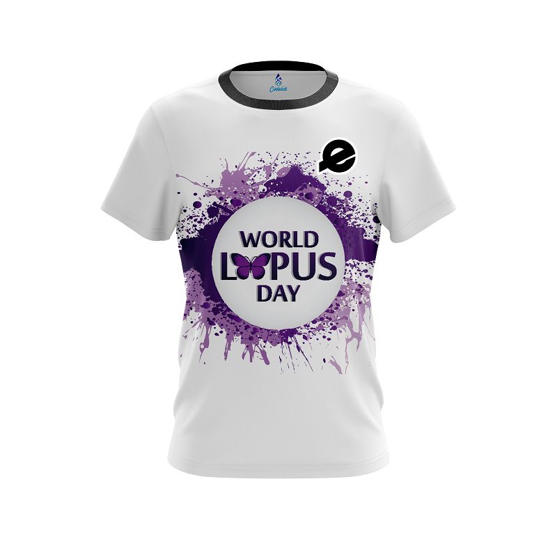 Ebonite World Lupus Cancer Awareness 2 CoolWick Bowling Jersey