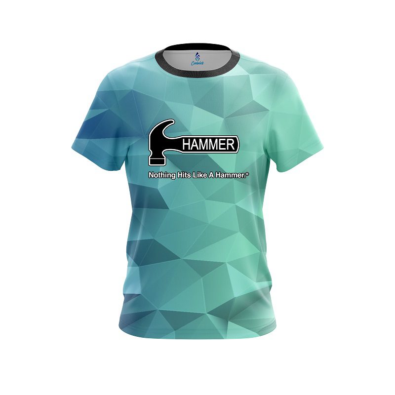 Hammer Icy Blue CoolWick Bowling Jersey