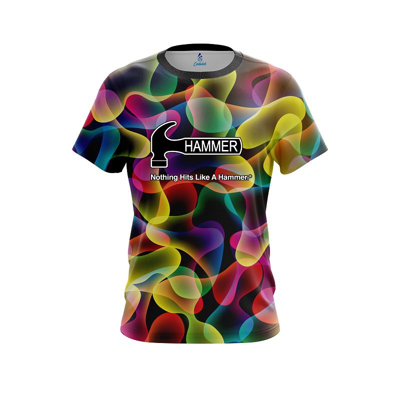 Hammer Multi Color Lava CoolWick Bowling Jersey