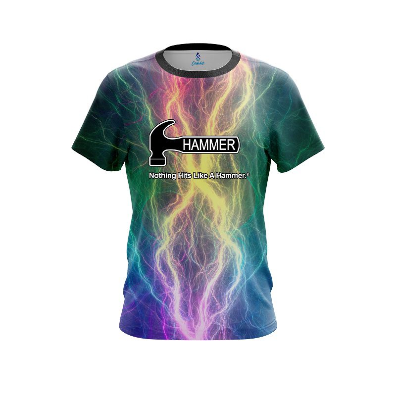 Hammer Multi Color Electric CoolWick Bowling Jersey