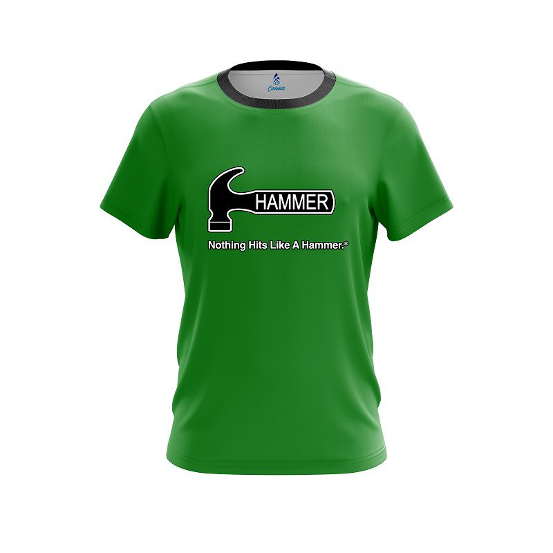 Hammer Green CoolWick Bowling Jersey