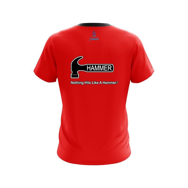 Hammer Red CoolWick Bowling Jersey - Image 2