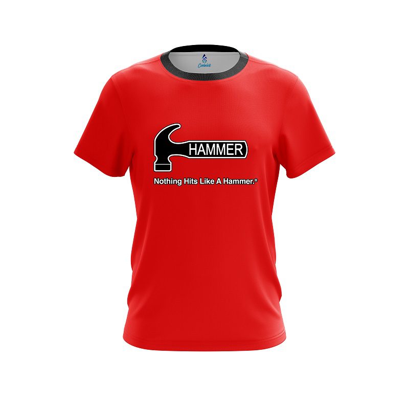 Hammer Red CoolWick Bowling Jersey