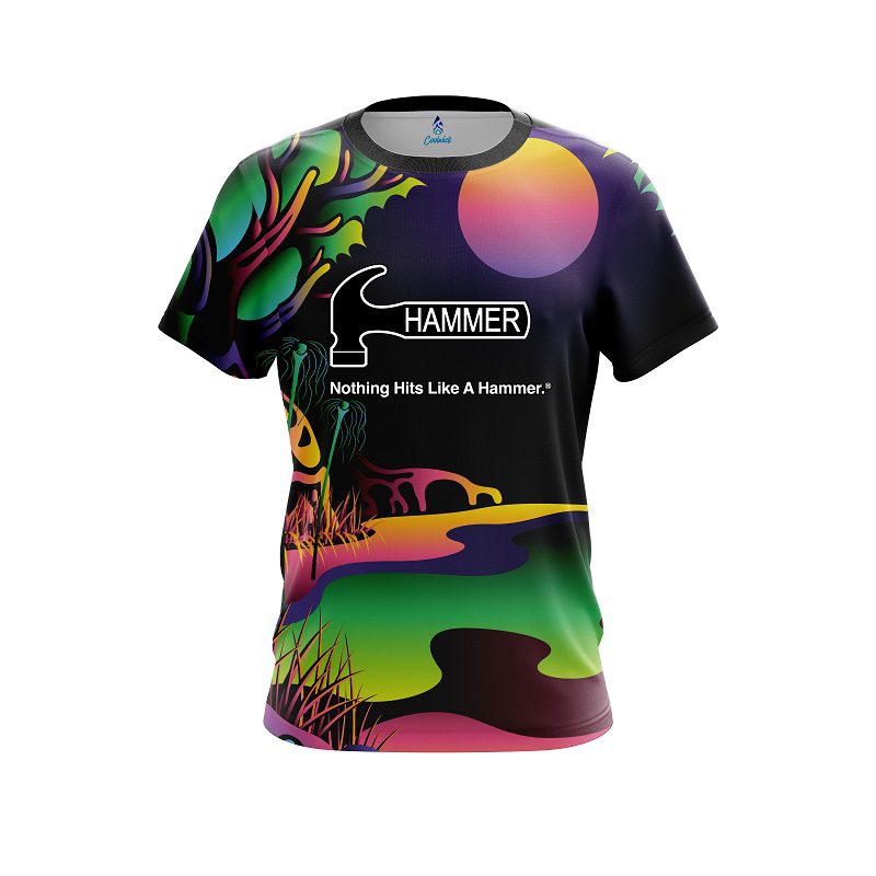Hammer Psychedelic Lakeside CoolWick Bowling Jersey