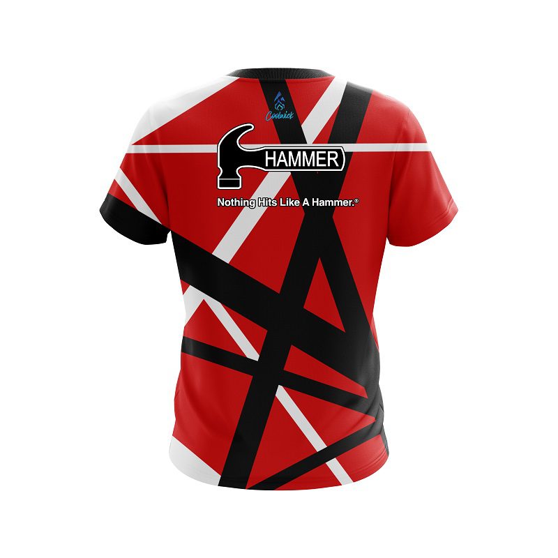 Hammer Rocker Red CoolWick Bowling Jersey - Image 2