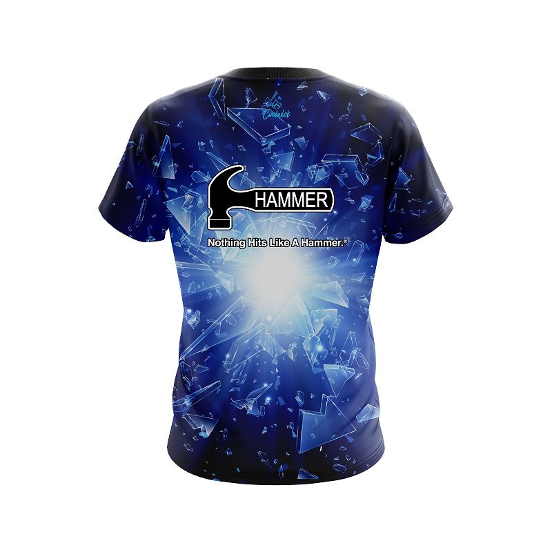 Hammer Shattered Glass CoolWick Bowling Jersey - Image 2