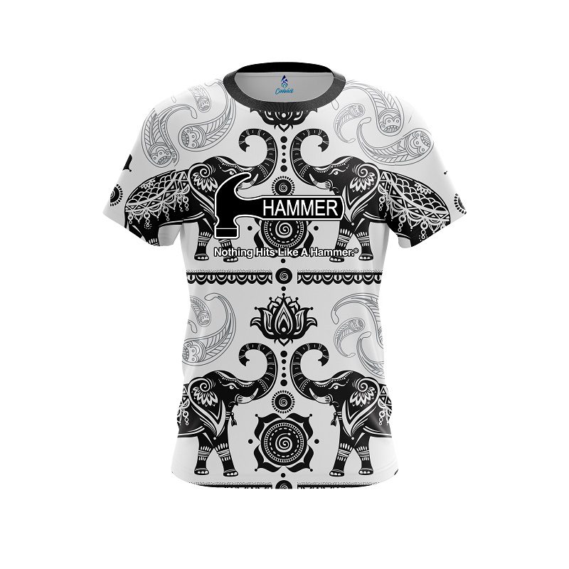 Hammer Tribal Elephants CoolWick Bowling Jersey