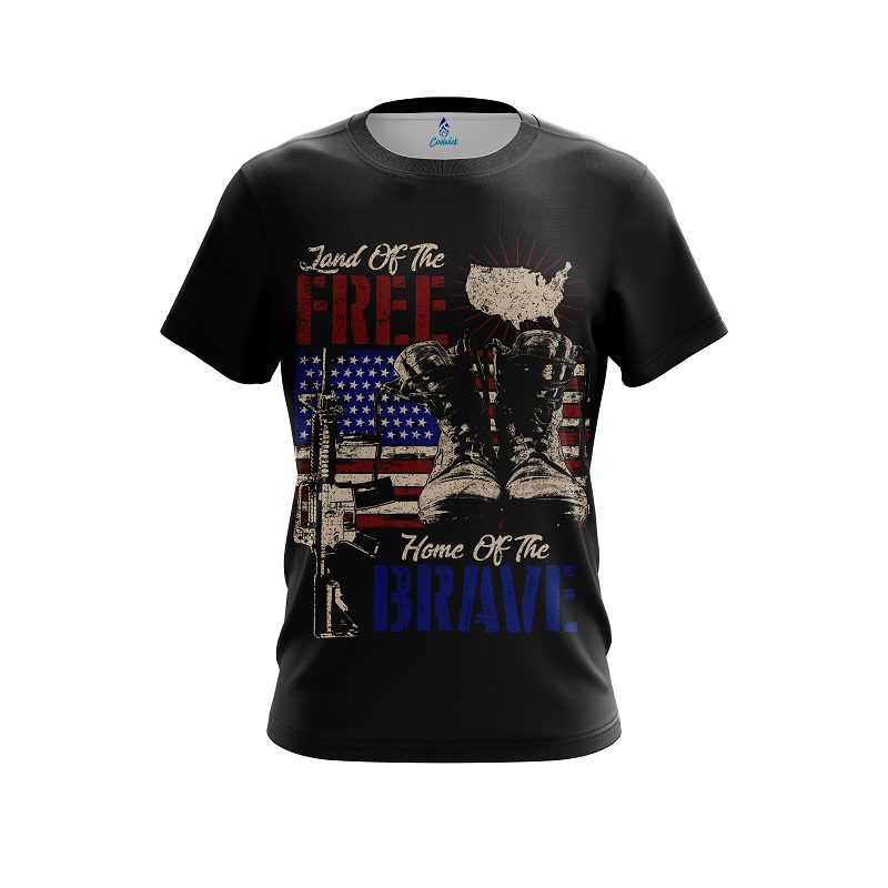 Plain Land Of The Free CoolWick Bowling Jersey