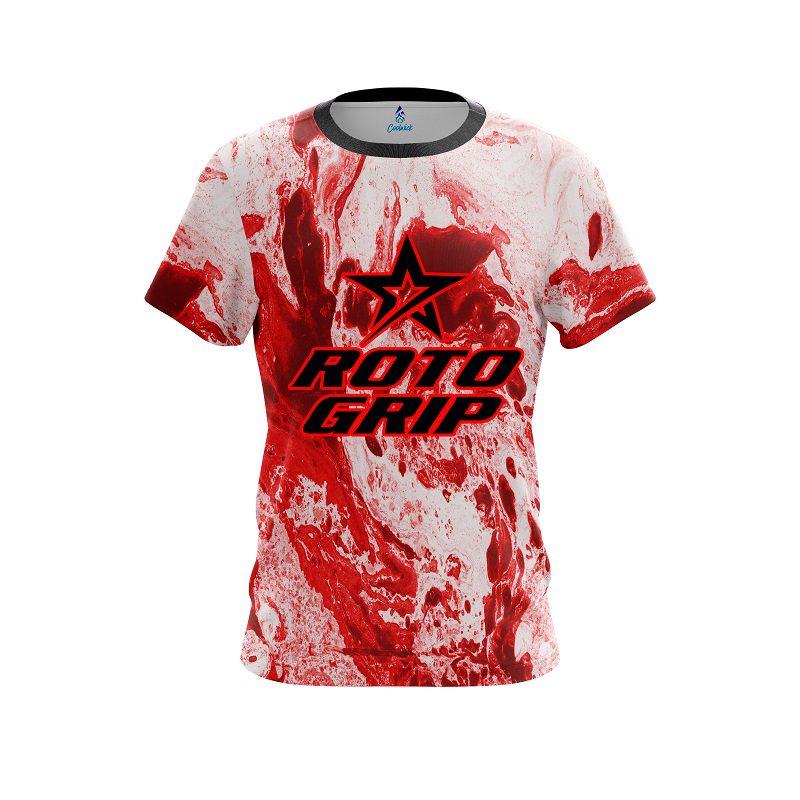 Roto Grip Marble Red CoolWick Bowling Jersey