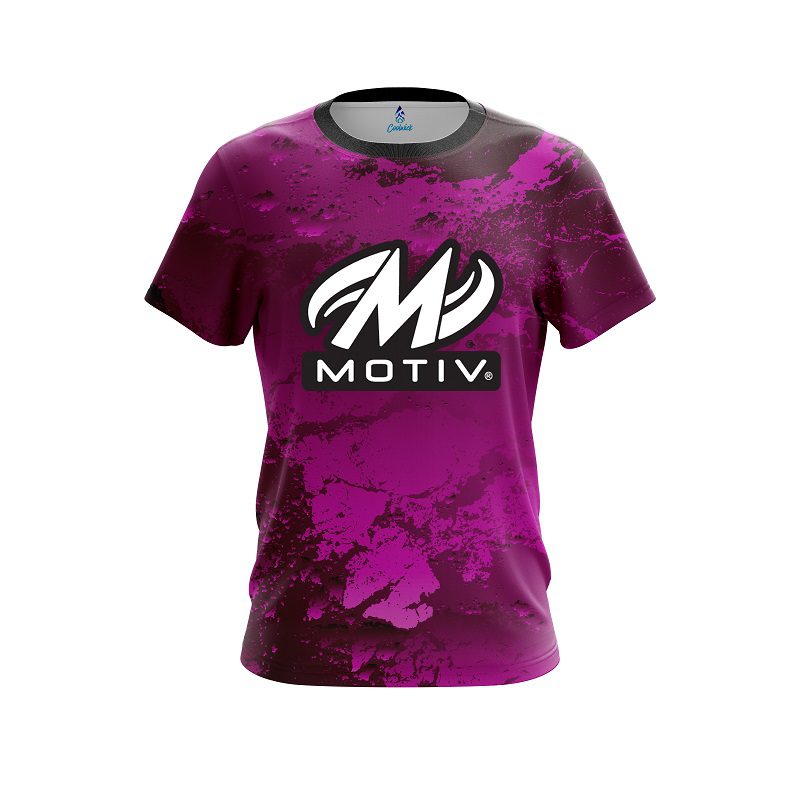 Motiv Graphite Pink CoolWick Bowling Jersey
