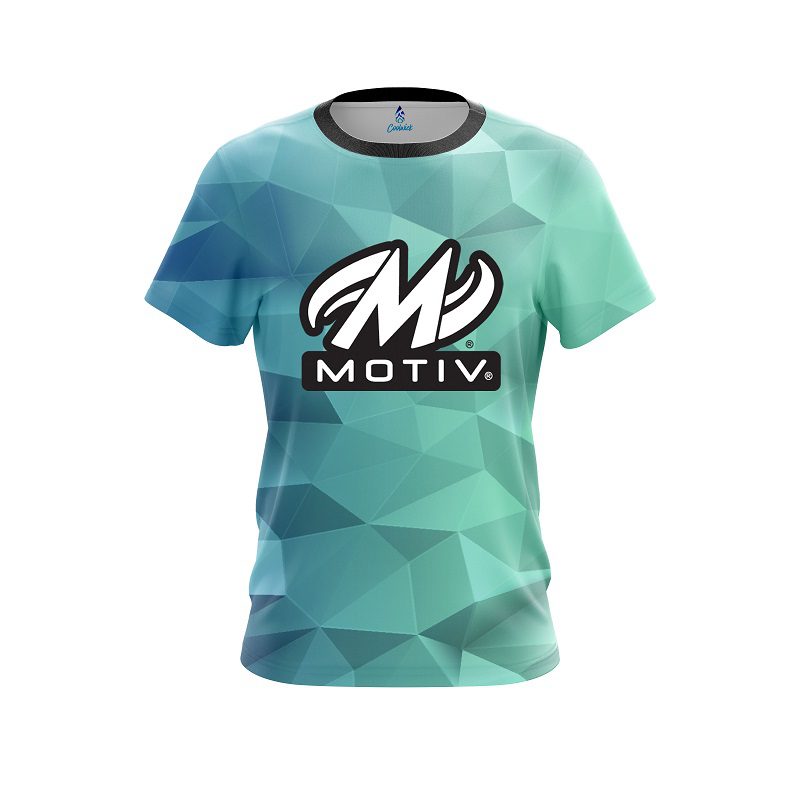 Motiv Icy Blue CoolWick Bowling Jersey