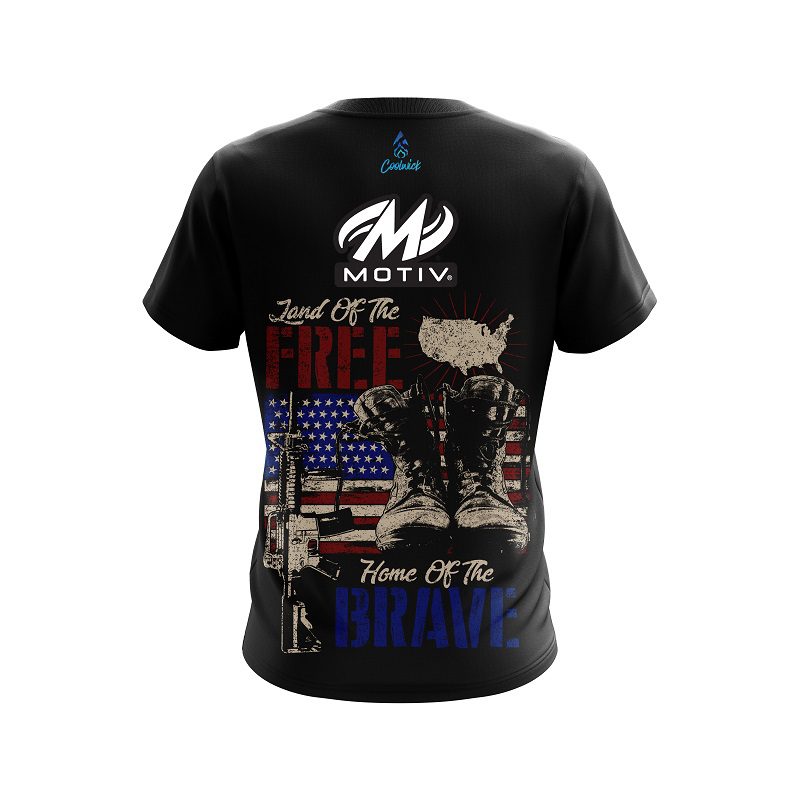 Motiv Land Of The Free CoolWick Bowling Jersey - Image 2