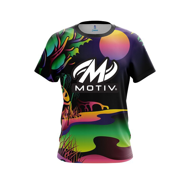 Motiv Psychedelic Lakeside CoolWick Bowling Jersey