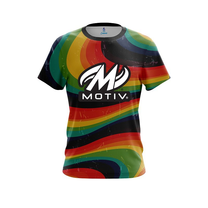 Motiv Retro Grunge CoolWick Bowling Jersey