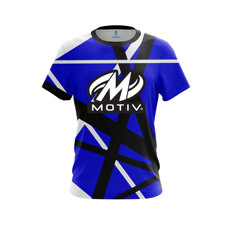 Motiv Rocker Blue CoolWick Bowling Jersey