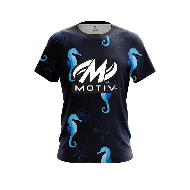 Motiv Underwater Seahorse CoolWick Bowling Jersey