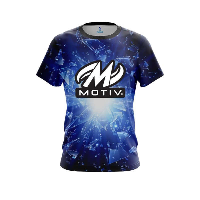 Motiv Shattered Glass CoolWick Bowling Jersey