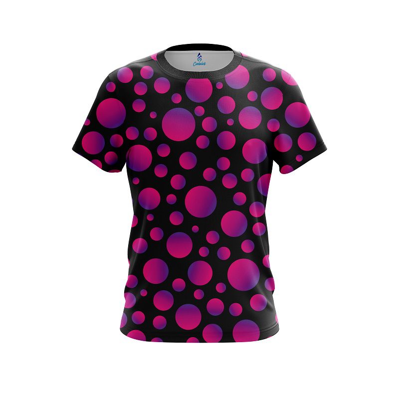 Plain Neon Bubbles CoolWick Bowling Jersey