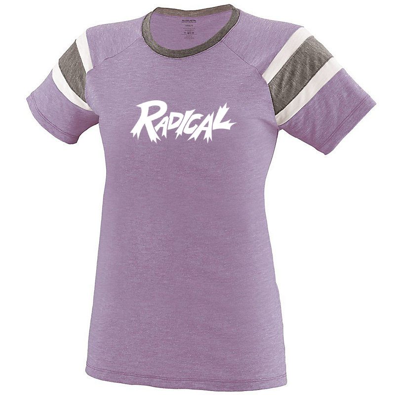 Radical Women's Rave On Purple Coolwick Bowling T-Shirt