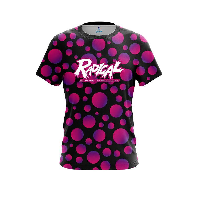 Radical Neon Bubbles CoolWick Bowling Jersey