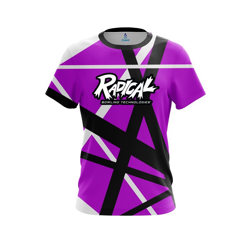 Radical Rocker Purple CoolWick Bowling Jersey