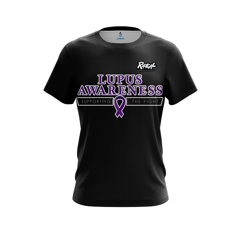Radical World Lupus Cancer Awareness 5 CoolWick Bowling Jersey