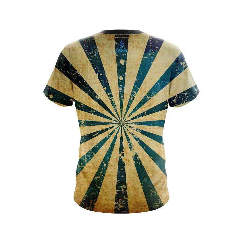 Plain Retro Grunge 2 CoolWick Bowling Jersey - Image 2