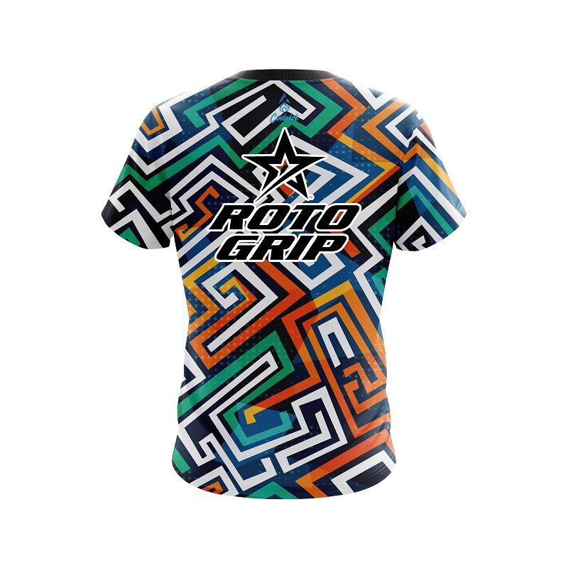 Roto Grip Crazy Maze CoolWick Bowling Jersey - Image 2