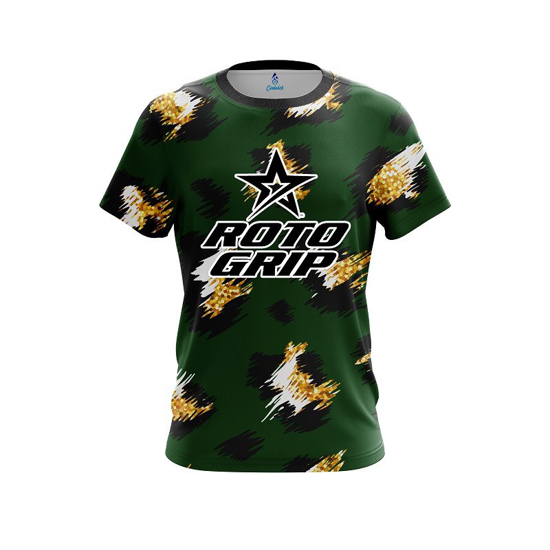 Roto Grip Leopard Print CoolWick Bowling Jersey