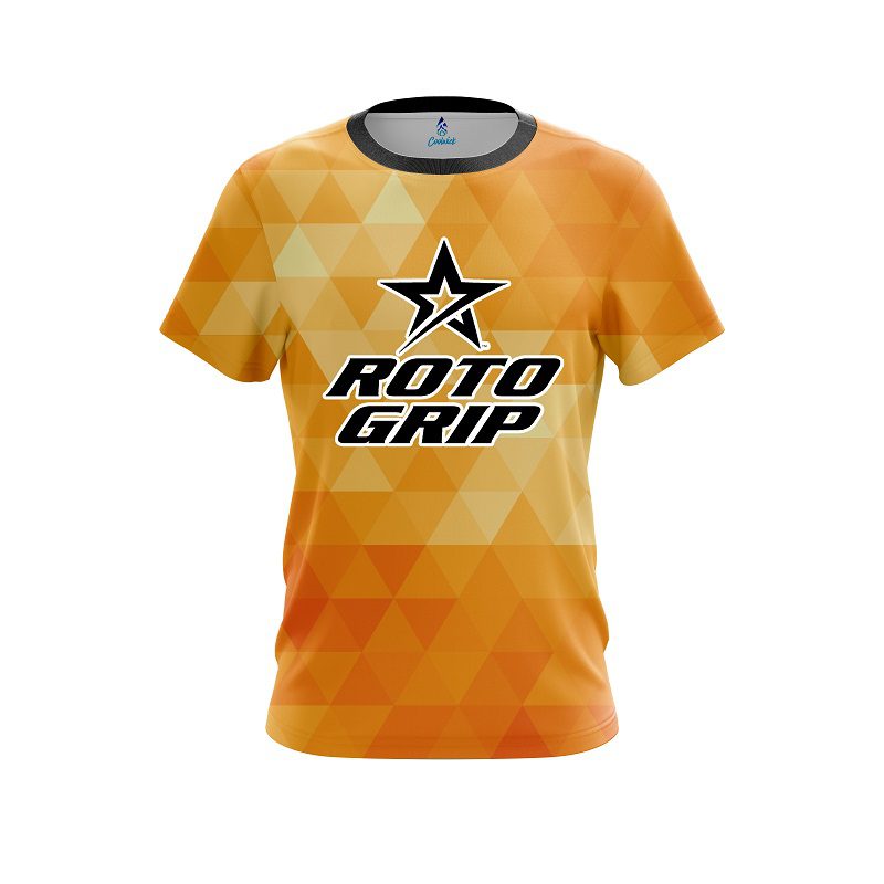 Roto Grip Orange Triangle CoolWick Bowling Jersey