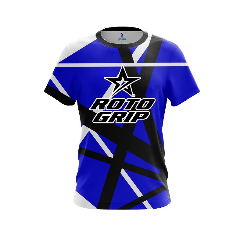 Roto Grip Rocker Blue CoolWick Bowling Jersey
