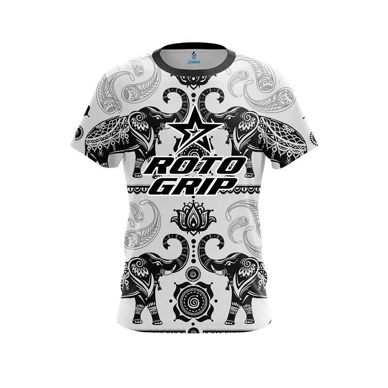 Roto Grip Tribal Elephants CoolWick Bowling Jersey