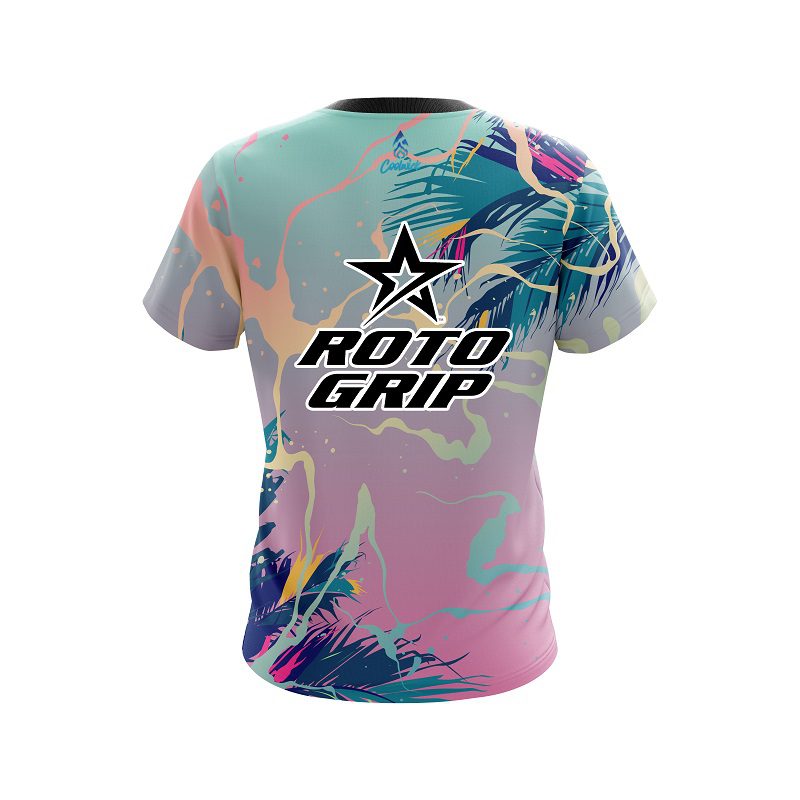 Roto Grip Tropical Ink Splash CoolWick Bowling Jersey - Image 2