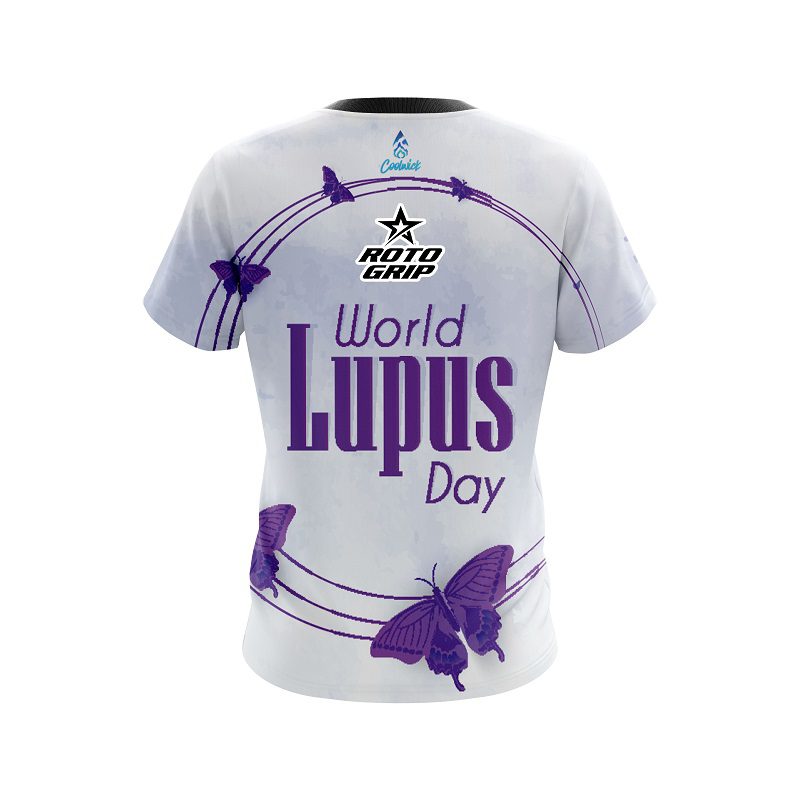 Roto Grip World Lupus Cancer Awareness 3 CoolWick Bowling Jersey - Image 2