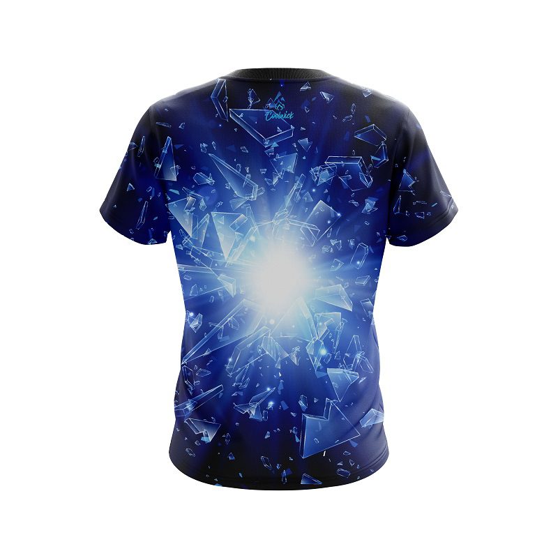 Plain Shattered Glass CoolWick Bowling Jersey - Image 2