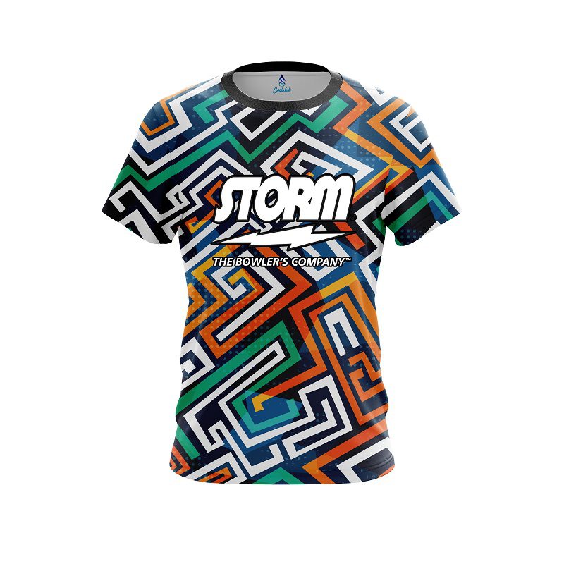 Storm Crazy Maze CoolWick Bowling Jersey