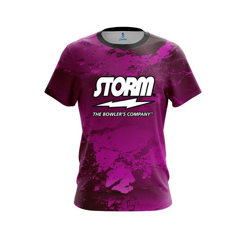Storm Graphite Pink CoolWick Bowling Jersey