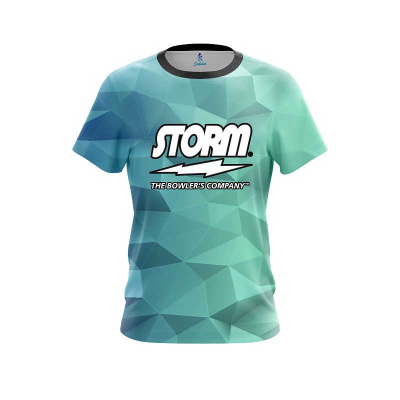 Storm Icy Blue CoolWick Bowling Jersey