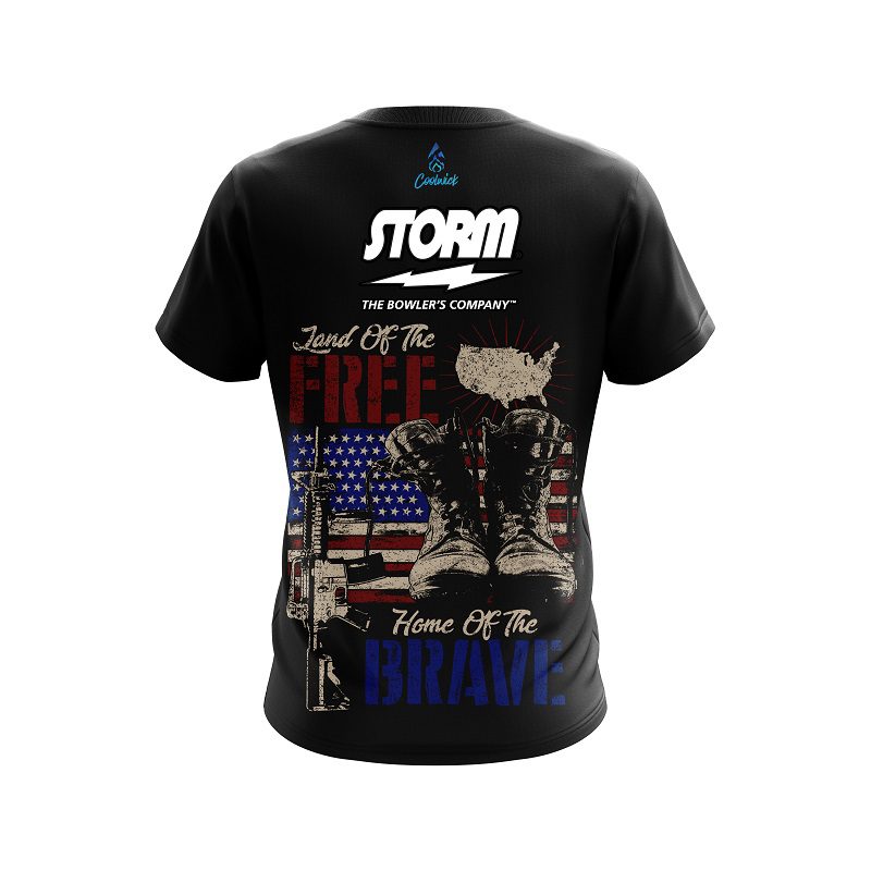 Storm Land Of The Free CoolWick Bowling Jersey - Image 2