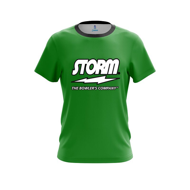 Storm Green CoolWick Bowling Jersey