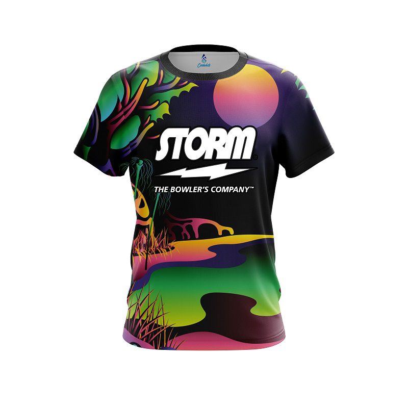 Storm Psychedelic Lakeside CoolWick Bowling Jersey