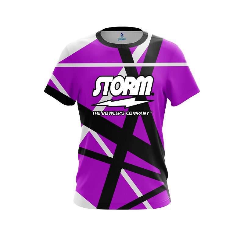 Storm Rocker Purple CoolWick Bowling Jersey