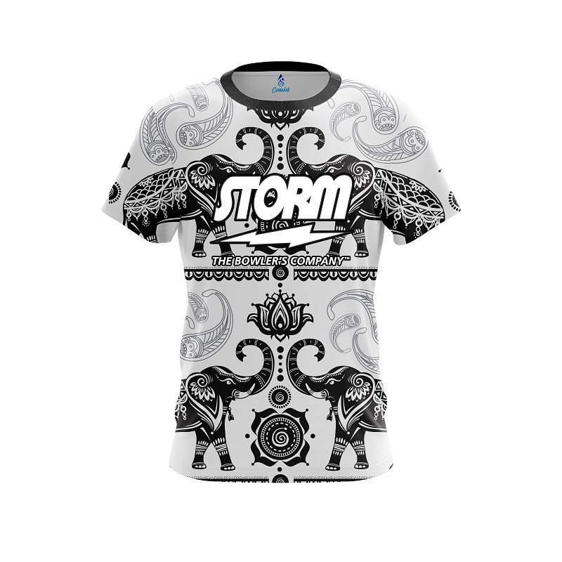 Storm Tribal Elephants CoolWick Bowling Jersey