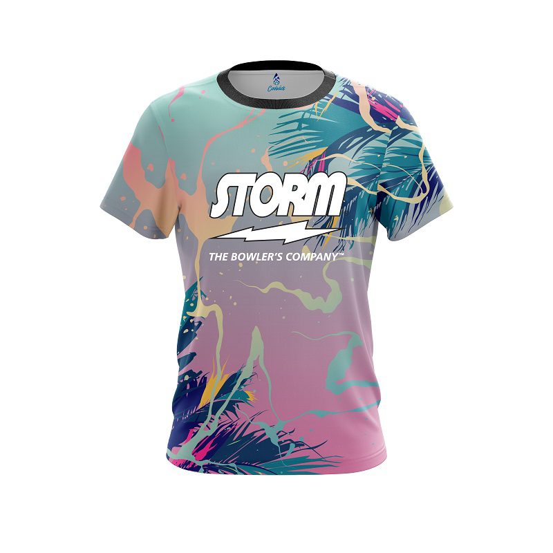 Storm  Tropical Ink Splash  CoolWick Bowling Jersey