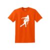 Jacqueline Evans CoolWick Bowling 50/50 T-Shirt Orange White
