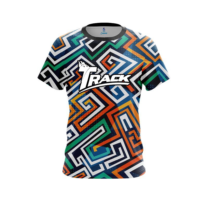 Track Crazy Maze CoolWick Bowling Jersey